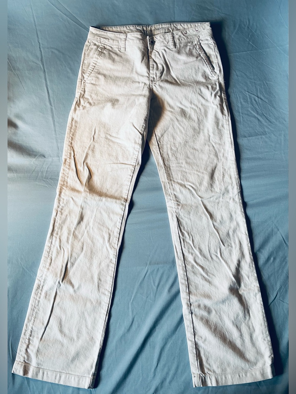 Banana Republic Men's Cream Bootcut Jeans